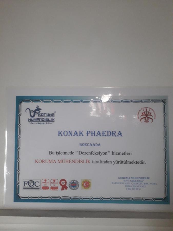 Konak Phaedra Bozcaada Exterior foto